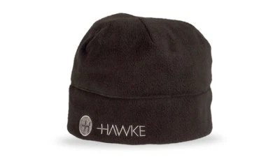Hawke Optics Black Fleece Beanie hat #99340 Merchandise (UK Stock) NEW - Image 1 of 3