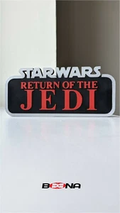  STAR WARS RETURN OF THE JEDI   logo display  Kenner Beena Studio - Picture 1 of 5