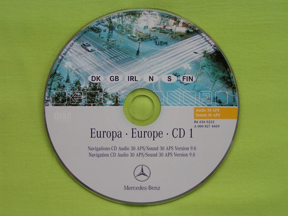 NAVI CD MERCEDES BENZ AUDIO SOUND 30 APS SKANDINAVIEN 2006 SPRINTER VITO VIANO - Bild 1 von 1