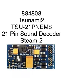 SoundTraxx TSU-21PNEM8 21 Pin Sound Decoder : Steam-2 ~ 884808 - Picture 1 of 4