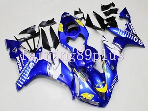 Blue White GO Rosssi 46 ABS Injection Fairing Kit Fit for YZF 2004 2005 2006 R1 - Picture 1 of 7