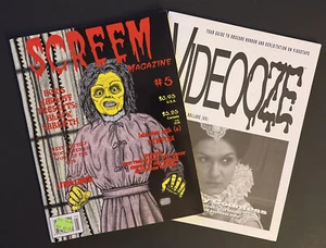 VIDEOOZE # 5 ‘93 Horror & Exploitation Fanzine & SCREEM Magazine #5 ‘94 NEW / VF - Bild 1 von 13