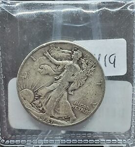 1941-S Walking Liberty Half Dollar Better Date Fine 50c Silver US Coin!