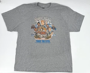 Dallas Cowboys Shirt Mens 2XL Gray Super Bowl Champs NFL Football Gildan Tee - Picture 1 of 9