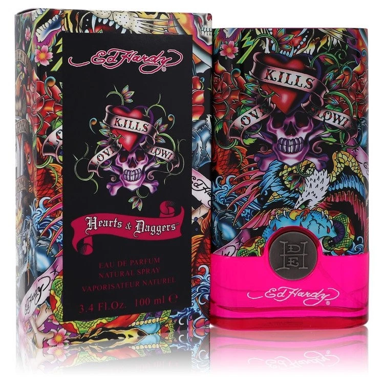 Ed Hardy Hearts & Daggers de Christian Audigier Eau De Parfum Spray 3,4 OZ Foto 1 de 1
