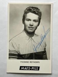Autograph YVONNE REYNDERS-Team FLANDRIA 1961/1962-Cycling BELGIUM-signed AK - Picture 1 of 2