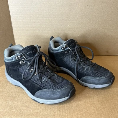 Vionic 3105 Cypress Hiking Boots Shoes Womens Black Size 7 Pre-owned Exc Cond - Image 1 of 4