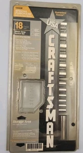 NOS Craftsman 18 Piece 34430 6 & 12 Piece Deep Sockets, 1/4", 3/8" & 1/2" & Tray - Picture 1 of 3