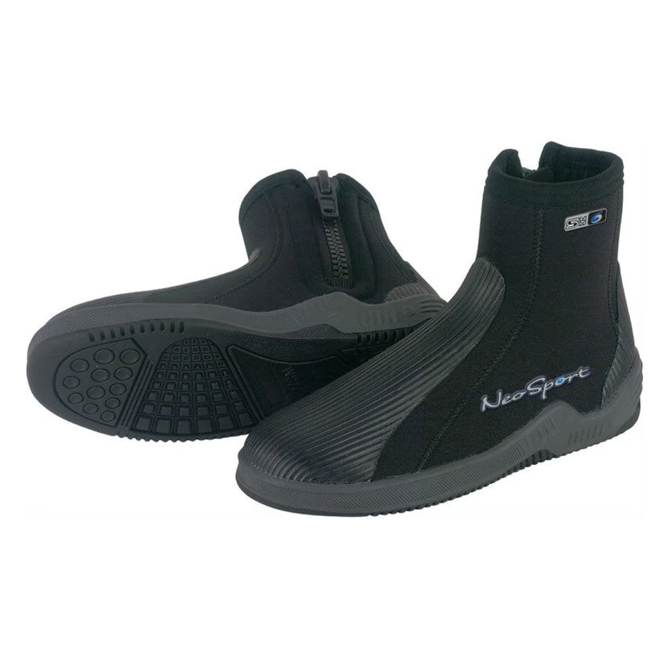 Bota Open Box NeoSport 5 mm suela dura (negra, 9) - Zapatos acuáticos, surf y buceo Foto 1 de 1