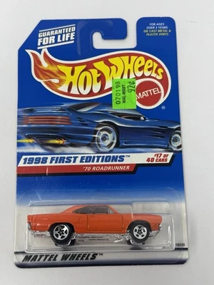 风火轮 1998 年第一版橙色 '70 普利茅斯 Roadrunner #661 A14 — 第 1/4 张图片