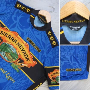PEARL IZUMI Cycling Jersey Men's XL Blue Sierra Nevada Brewing Company Bike - Picture 1 of 6