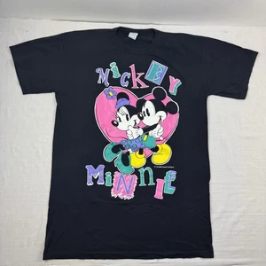 Camiseta De Colección Mickey And Minnie Dormir Adulto OSFA Disney World Corazón Amor Años 90 - Imagen 1 de 10