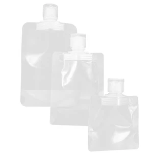 Bolsa portátil de viaje para ducha de 15 piezas contenedor de gel champú exprimidor - Imagen 1 de 12