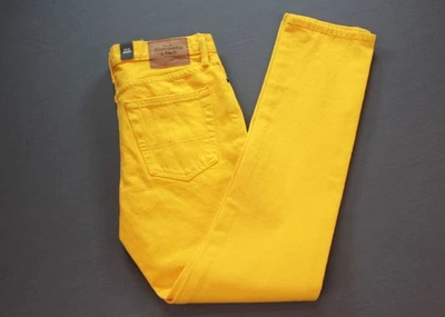 ABERCROMBIE & FITCH THE SKINNY Yellow DENIM JEANS NEW w/TAG 30" X 32" - Image 1 of 4