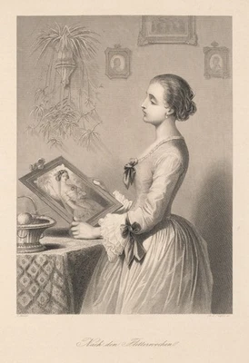 PAYNE (*1812) nach MÜLLER (*1818), Nach den Flitterwochen, Sst. Romantik - Bild 1 von 4