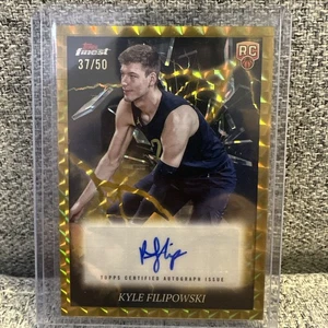 Kyle Filipowski 2024-25 Topps Finest Geometric Rookie Gold RC Auto /50 - Bild 1 von 2