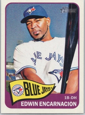 Topps Heritage 2014 - Edwin Encarnación #145 Toronto Blue Jays Foto 1 de 2