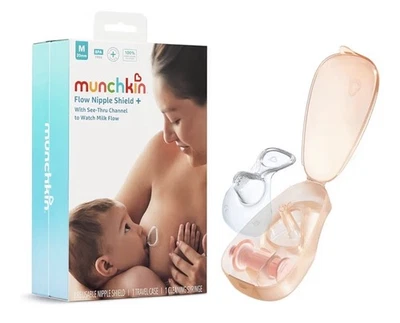Juego de protector de pezón Munchkin Flow con estuche Foto 1 de 4