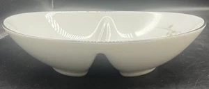 Noritake Altadena 10" Oval Divided Serving Bowl #6437 EUC - Picture 1 of 4