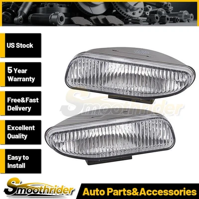 For Ford Mustang 1994 1995 1996 1997 1998 TYC 2pcs Left Right Fog Light Lens - Image 1 of 4