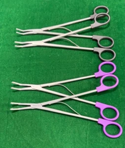 4pc Laparoscopic Open Surgery Hem-o-Lok Applier Black (ML)/ Purple (L) Reusable - Picture 1 of 12