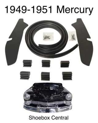 1949 1950 1951 Mercury Hood Rubber Bumper Seal Combo Kit - Image 1 of 4