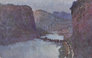 3242) WW1, CROCE ROSSA, L'ADIGE VERSO CHIZZOLA, ALA, TRENTO. - Bild 1 von 2