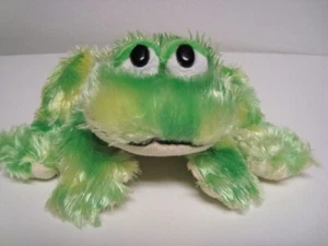 Webkinz Tie Dye Frog Plush Stuffed Animal HM162 Ganz Green No Code 10" - Picture 1 of 7
