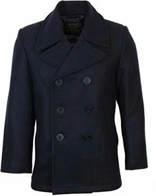 Cappotto Marina Americana USA in lana Doppiopetto Mil-Tec Pea Coat Militare - Image 1 of 4