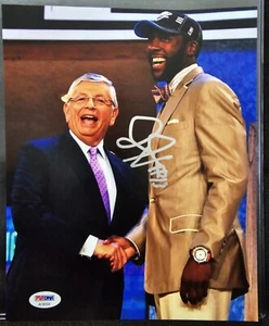 James Harden Oklahoma City Thunder Signed Draft 8x10 Photo PSA/DNA Rookie Auto - Picture 1 of 1