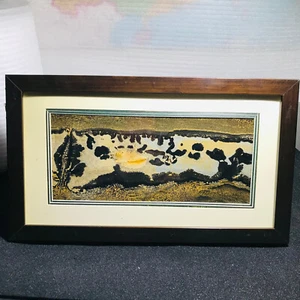 1.8kg Chinese natural stone painting scholar's study decoration ornaments - Picture 1 of 12