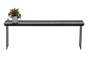 Selma Long Side Table Black - Timber Side Table by Dane Craft - Picture 1 of 3