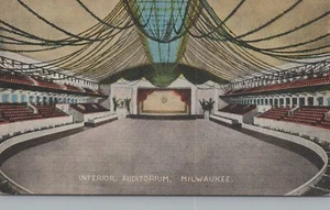 Interior, Auditorio - Milwaukee, Wisconsin - Litografía sin publicar - Imagen 1 de 3