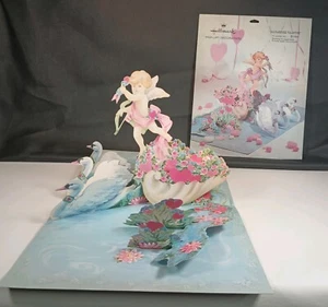 Vintage Hallmark Old Fashioned Valentine Pop UP Decoration 1960s Original Pkg #1 - Picture 1 of 15