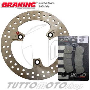 KIT DISCO FRENO ANT. + PASTIGLIE BRAKING SUZUKI SIXTEEN 125-150 2008-2013 - Foto 1 di 6