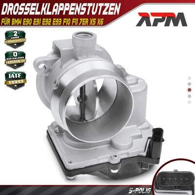 Valvola a farfalla bocchettone per BMW E90 E91 E92 E93 F10 F11 serie 7 X5 X6  - Immagine 1 di 4