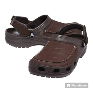 Zoccoli Crocs uomo 13 Yukon Vista ll ecopelle marrone nuovi senza etichette - Foto 1 di 11