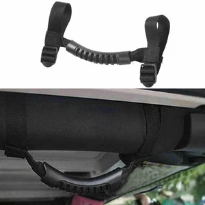 Black Thin Roll Bar Grab Handle 4x4 WD Off Road fits Jeep Wrangler JK TJ CJ YJ - Picture 1 of 8