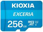 Micro Sd Memory Card With Adaptor Kioxia Exceria Uhs-I Class 10 Blu... NUOVO