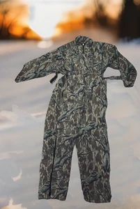 Camo Insulated Coveralls Womens Medium Zip Legs USA Union-All Back Flap Quilted - Picture 1 of 11