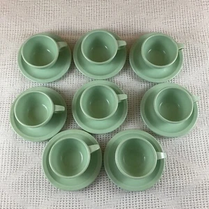 Mint Green Plasticware Set Dallas Ware 32 Pieces 8 Place Settings Vintage - Picture 1 of 15