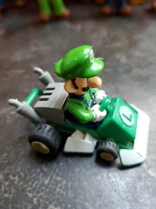 Mario Kart DS Luigi Figure Nintendo Yujin Gashapon Pull back and let it go! B3 - Picture 1 of 4