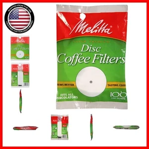 Melitta 3.5 Filtri Caffè a Disco Percolatore, Bianco, 100 Conteggi - Foto 1 di 13