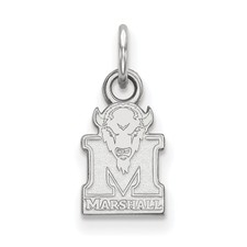 LogoArt Sterling Silver Marshall University XS Pendant SS001MAU