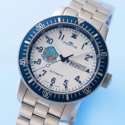 Fortis Official Cosmonaut 647 Blue Impulse Ref.647.10.11M.BI Japan 50 Limited JP - Image 1 of 4