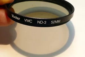 Vivitar VMC 52mm Filter ND-3 ND X3 Neutral Density - Picture 1 of 7