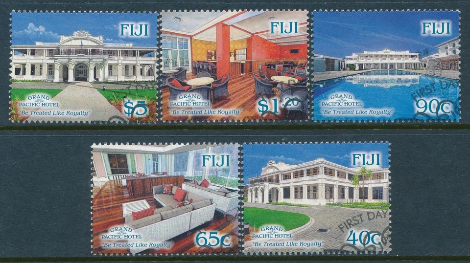 FIJI GRAND PACIFIC HOTEL CENTENARIO JUEGO DE 5 FINOS USADOS/CTO Foto 1 de 1