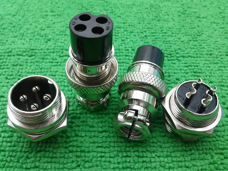 5 4-Pin XLR Audio M & F Chassis Connector / CNC Bipolar Stepper Motor Connectors - Image 1 of 1