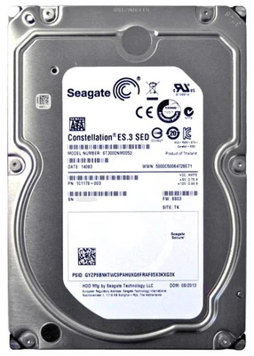 Seagate Constellation ES.3 3TB Interne Festplatte ST3000NM0053 3,5 Zoll HDD SATA - Bild 1 von 4