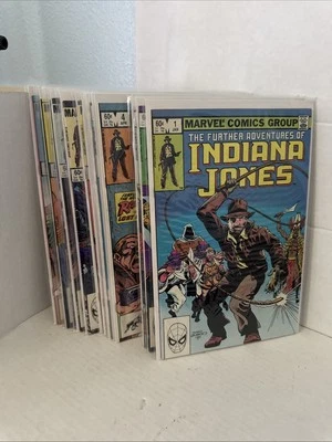 Lote De 19 Otras Aventuras Indiana Jones Marvel 1984 Cómic 1-20 Falta 13 Dj Foto 1 de 4